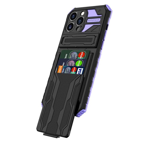 iPhone 13 Pro Max Plånboksfodral - Elegant Design med Militärklassat Skydd