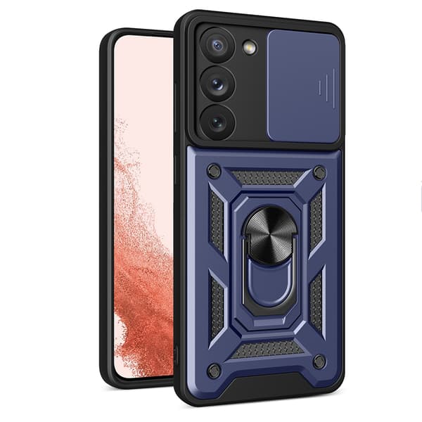 Samsung Galaxy S22 Ultimate Armor Skal med Ringhållare