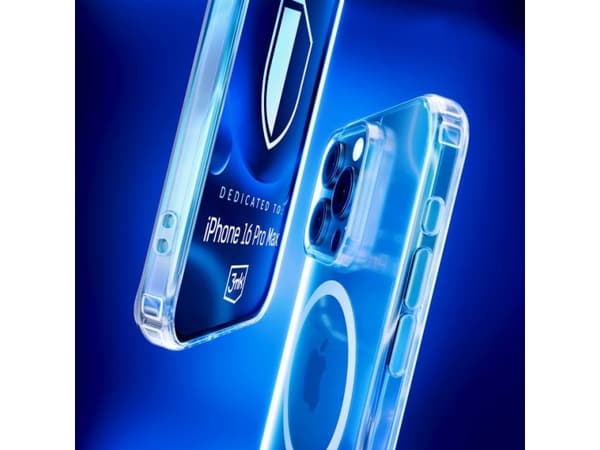 3MK MagCase pro Apple iPhone 16 Pro Max, Etui, Apple, iPhone 16 Pro Max, 17,5 cm (6.9"), Gjennomsiktig