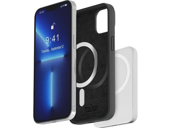 PURO IPC14P67ICONMAGBLK, Suojus, Apple, iPhone 14 Pro Max, 17 cm (6.7"), Musta