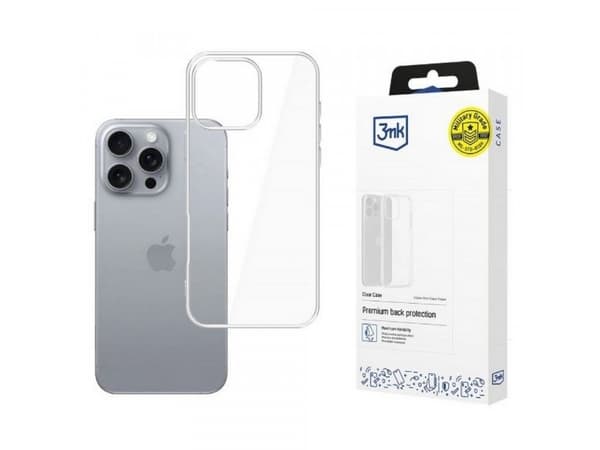 3MK Clear Case, Omslag, Apple, Iphone 16 Pro Max, 17,5 cm (6.9"), Transparent
