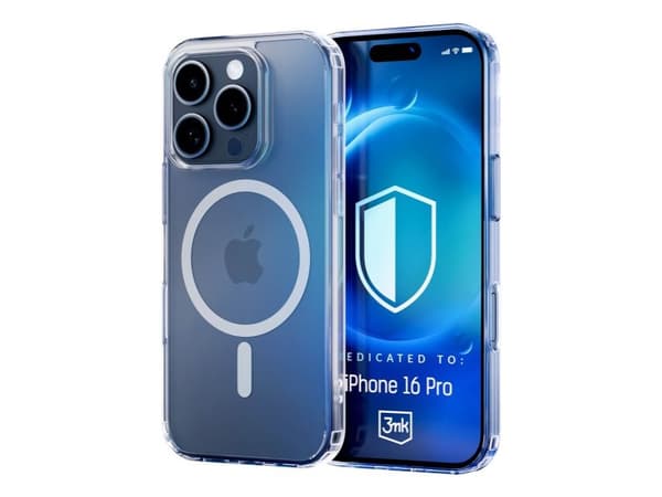 3MK MagCase, Etui, Apple, iPhone 16 Pro, 16 cm (6.3"), Gjennomsiktig