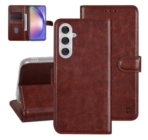 TUNIQ Fodral Samsung Galaxy A15 5G Mörkbrunt