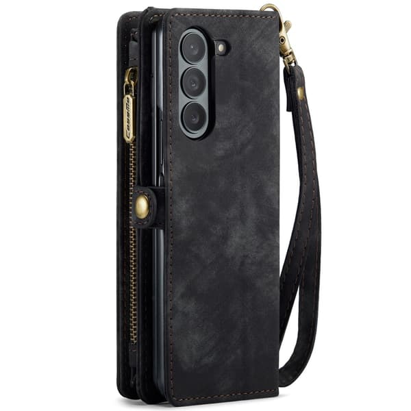 Samsung Galaxy Z Fold6 5G CASEME Multikortspor Stativ Telefondæksel - Sort