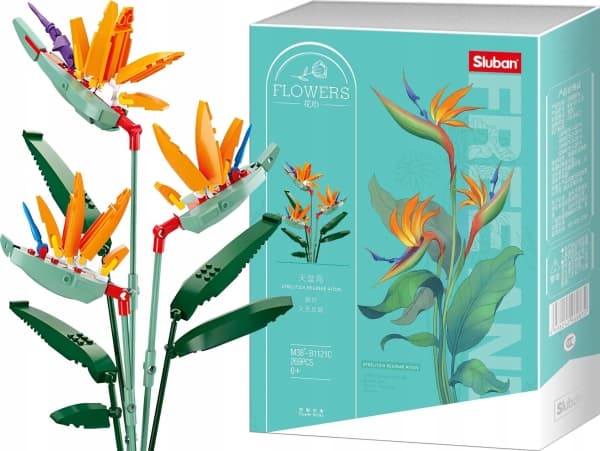 Gazelo Klocki Sluban Kwiaty 269 stk Strelitzia 192956 Gazelo