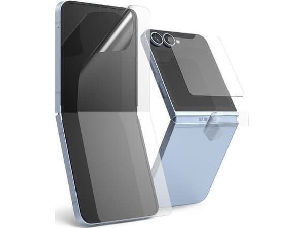 RINGKE 3-IN-1 SUOJUS 2-SET GALAXY Z FLIP 6 SELKEÄ