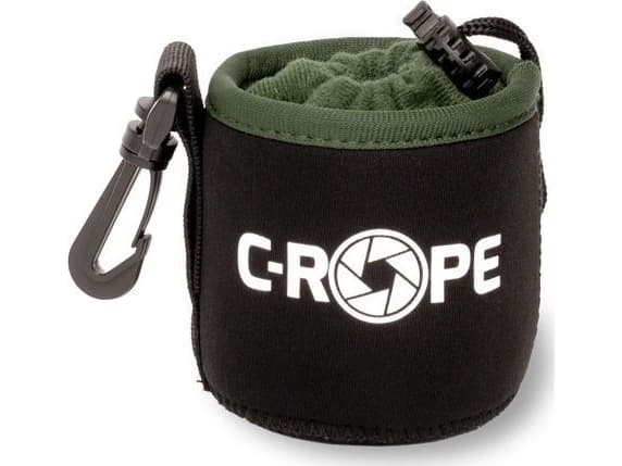 C-ROPE Objektivbeutel V2 Sort Variasjon: XS 8x8cm retail Sort, Grønn