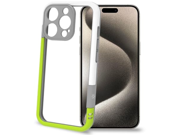 Bumper iPhone 16 Pro Vit/Limegrön