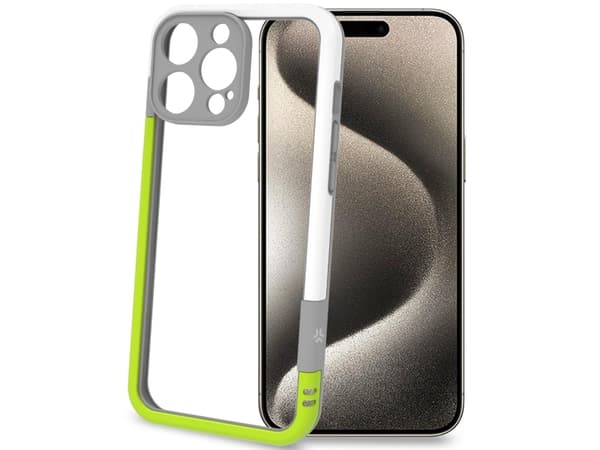 Bumper iPhone 16 Pro Max Vit/Limegrön