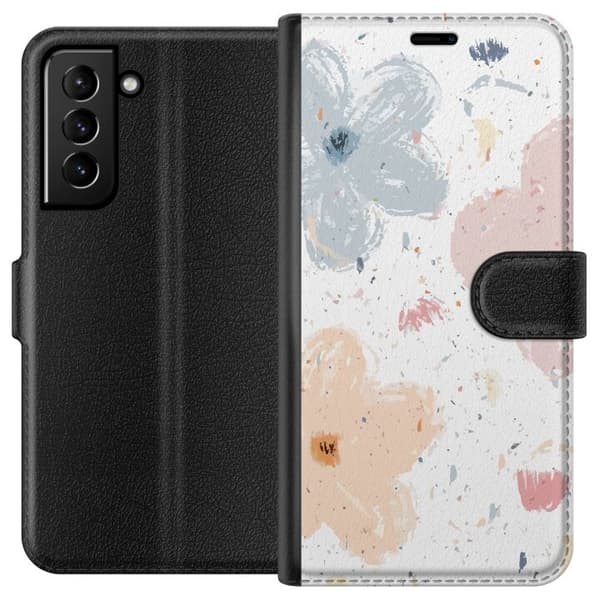 Plånboksfodral till Samsung Galaxy S21+ 5G med Blommor motiv