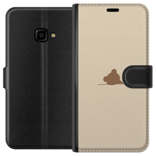 Tegnebogsetui til Samsung Galaxy Xcover 4 med Nalle motiv