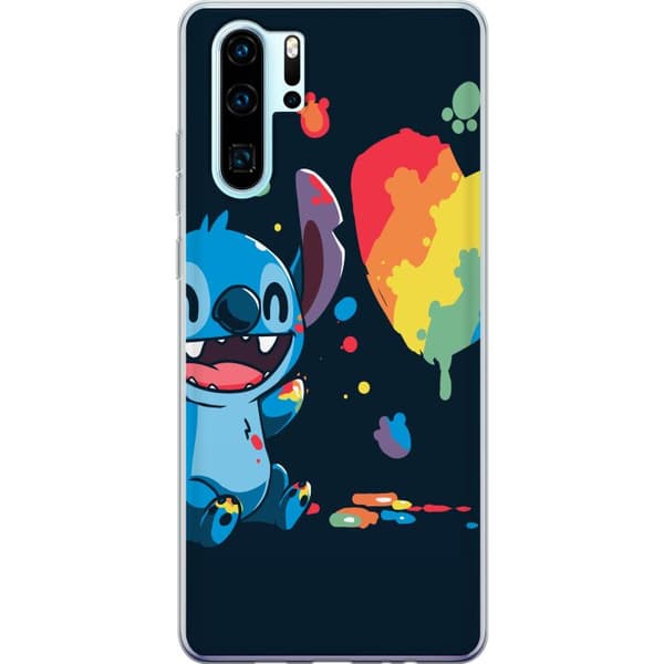 Huawei P30 Pro Läpinäkyvä kuori Stitch maalaa