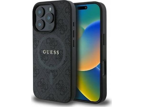 Guess Ring Classic Logo iPhone 16 Pro Maxille musta
