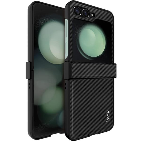 IMAK Ruiyi Series til Samsung Galaxy Z Flip6 5G Cover med Carbon Fiber Struktur