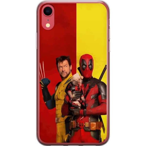 Apple iPhone XR Genomskinligt Skal Deadpool & Wolverine