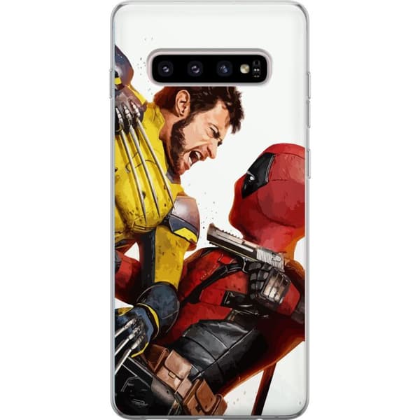 Samsung Galaxy S10+ Gjennomsiktig deksel Deadpool & Wolverine