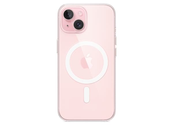 Apple MT203ZM/A, Suojus, Apple, iPhone 15, 15,5 cm (6.1"), Läpinäkyvä