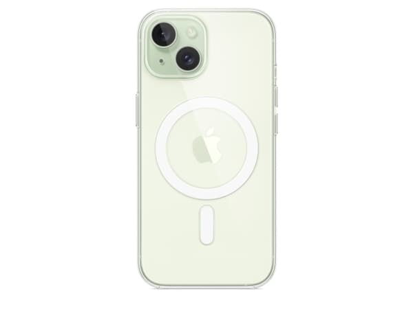 Apple MT203ZM/A, Suojus, Apple, iPhone 15, 15,5 cm (6.1"), Läpinäkyvä