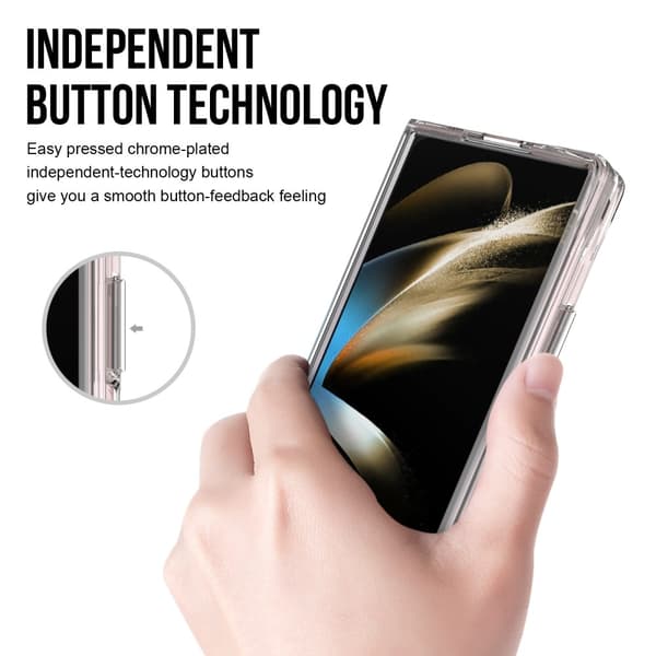 Til Samsung Galaxy Z Fold6 5G Cover Kompatibelt med MagSafe Klar Mobilcover