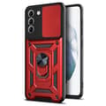 Miniatyrbild 7 av 11: Samsung Galaxy S24 - Elegant Skydd med 360° Ringhållare för Extra Säkerhet och Stil