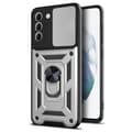 Miniatyrbild 7 av 11: Samsung Galaxy S24 - Elegant Skydd med 360° Ringhållare för Extra Säkerhet och Stil