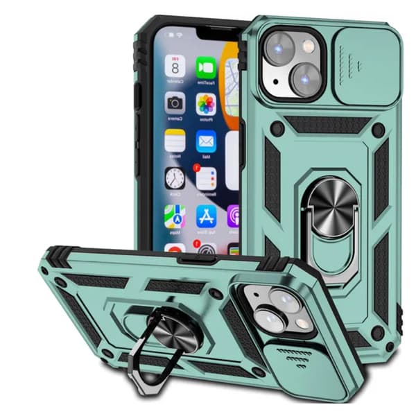 iPhone 14 Plus - Skyddande Skal med Ringhållare