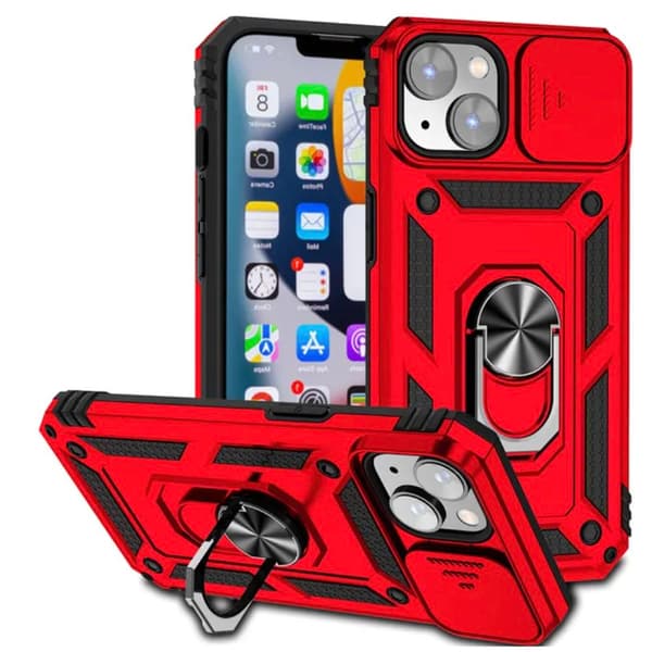 iPhone 14 Plus - Skyddande Skal med Ringhållare