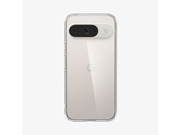 Spigen Ultra Hybrid - Baksida till mobiltelefon - polykarbonat, termoplastisk polyuretan (TPU) - Kristallklar - för Google Pixel 9, 9 Pro