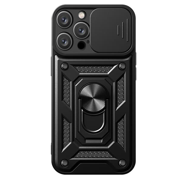 Extra Skyddande Armor Skal med Ringhållare för iPhone 13 Pro