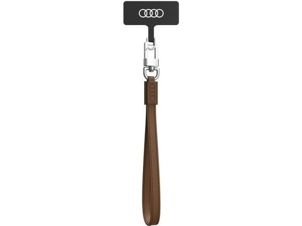 Kotelo Audi yleisjohto puhelimeen 28cm 10mm Nahka ruskea AU-HSLSL-GT/D1-BN