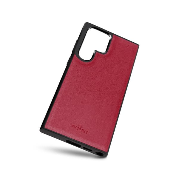 Phonet Magnet Skal för Samsung S24 Ultra - Vinröd
