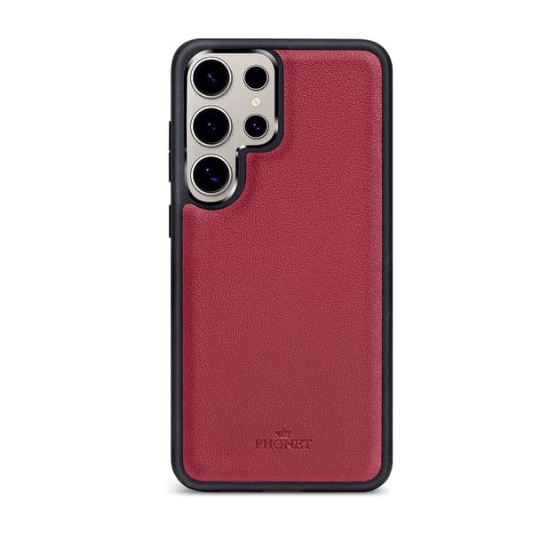 Phonet Magnet Skal för Samsung S24 Ultra - Vinröd