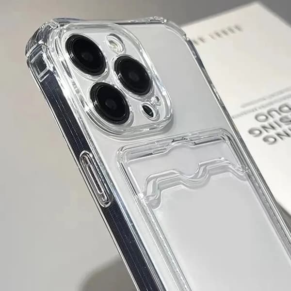 Suojakuori kaikille iPhone 15 -malleille, jossa on tilaa lyhyelle silikoniskunvaimennin