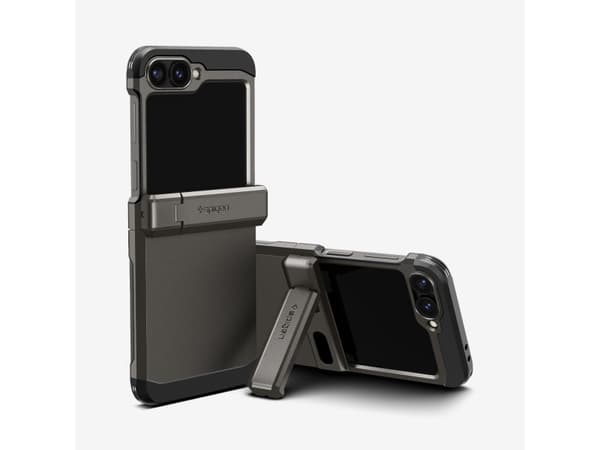 Spigen Tough Armor Pro, Omslag, Samsung, Galaxy Z Flip 6, 17 cm (6.7"), Grå
