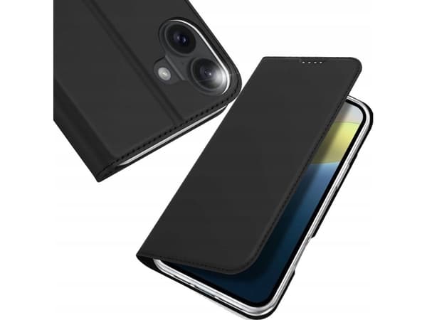 Dux Ducis Skin Pro -kotelo iPhone 16:lle, jossa on läppä ja korttipaikka - lajittelu