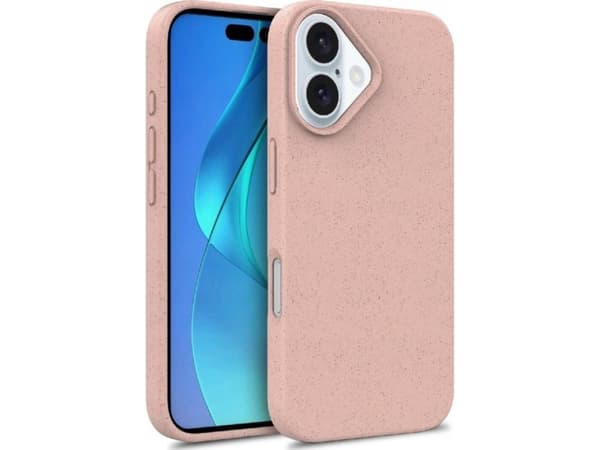 Hurtel Etui Multiple Color Wheat Bran Case MagSafe na iPhone 16 Pro - różowe