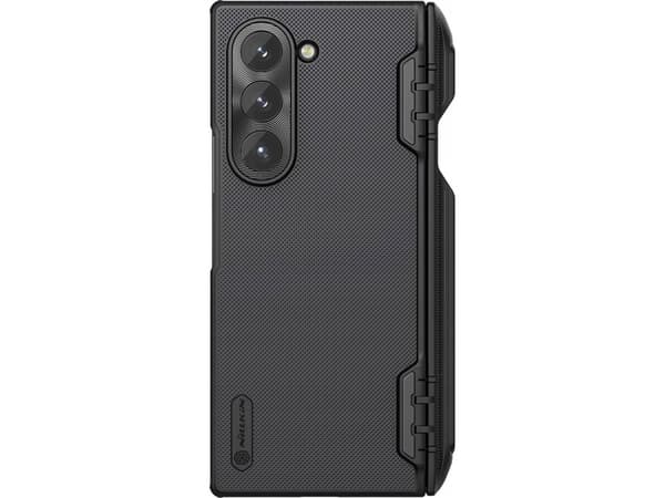 Nillkin Super Frosted Shield Fold magnetisk deksel til Samsung Galaxy Z Fold 6 5G med stylusholder og magnetisk modul - sorter