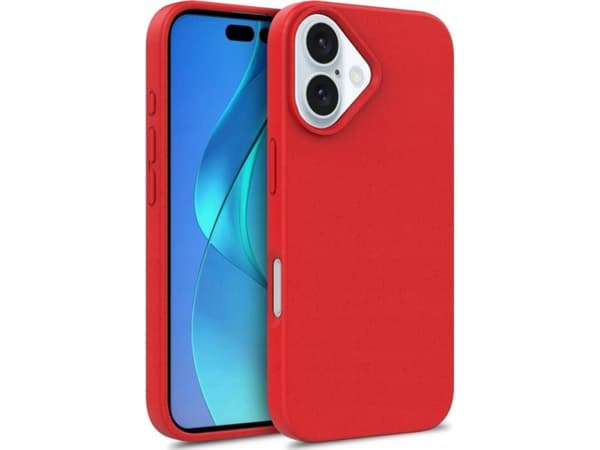 Hurtel Etui Multiple Color Wheat Bran Case MagSafe na iPhone 16 Pro Max - czerwone