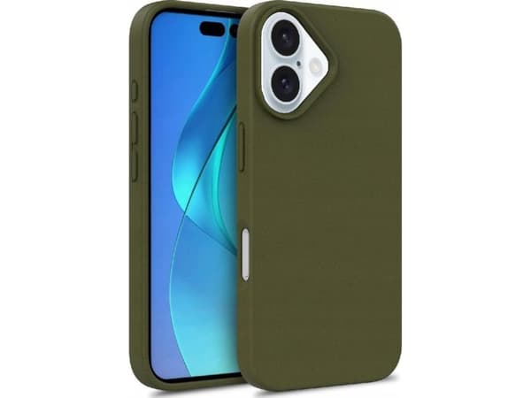 Hurtel Etui Multiple Color Wheat Bran Case MagSafe na iPhone 16 Pro - ciemnozielone