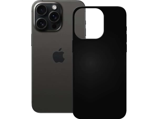 PEDEA 50160995, Omslag, Apple, iPhone 16 Pro, 16 cm (6.3"), Svart