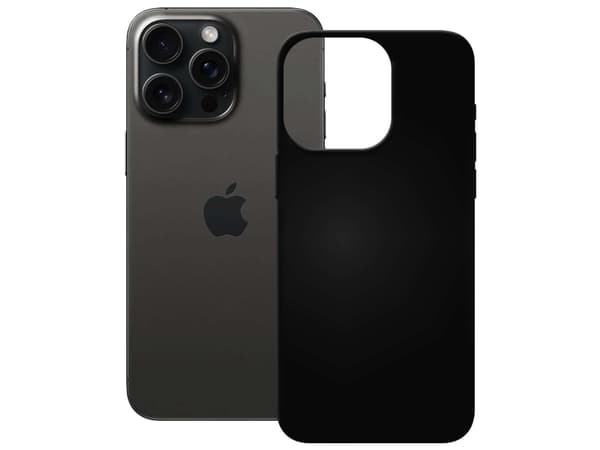 PEDEA 50160995, Omslag, Apple, iPhone 16 Pro, 16 cm (6.3"), Svart