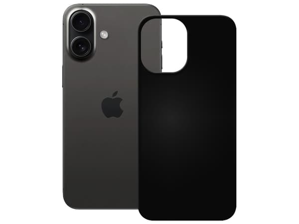 PEDEA 50160992, Cover, Apple, iPhone 16 Plus, 17 cm (6.7"), Black