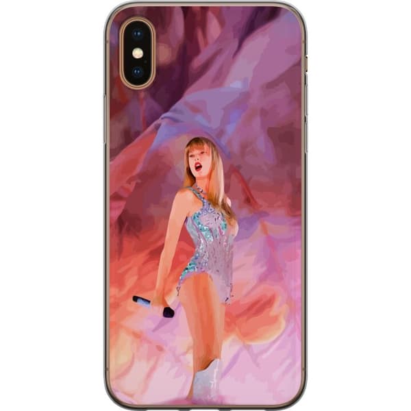 Apple iPhone X Genomskinligt Skal Taylor Swift
