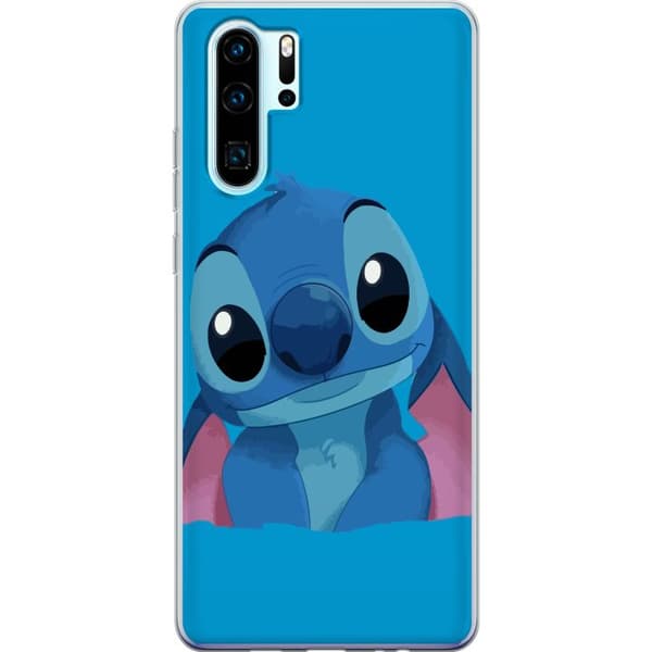 Huawei P30 Pro Gjennomsiktig deksel Stitch Blå