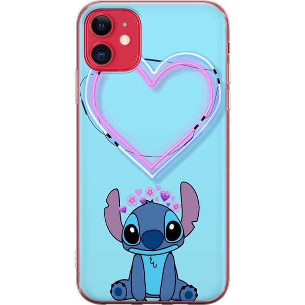 Apple iPhone 11 Genomskinligt Skal Hjärta Stitch