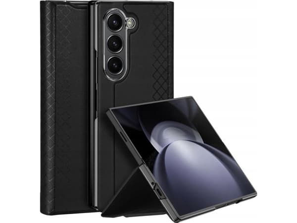 Dux Ducis Brill nahkakotelo Samsung Galaxy Z Fold 6, jossa läppä ja korttitasku - lajittelu