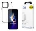 Miniatyrbild 1 av 2: 3MK Satin Armor Case+, Omslag, Apple, iPhone 16 Pro, 16 cm (6.3"), Svart, Transparent