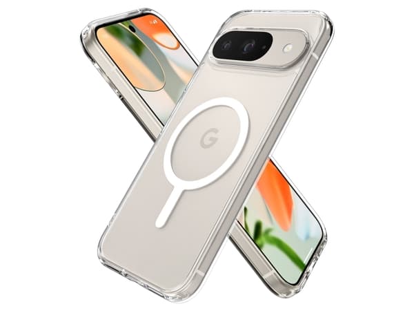 Spigen Ultra Hybrid OneTap Metal Ring, Omslag, Google, Google Pixel 9 Pro (2024), 16 cm (6.3"), Transparent, Vit
