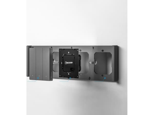Sonoff Sonoff fyrdubbel monteringsram för installation av väggbrytare M5-80