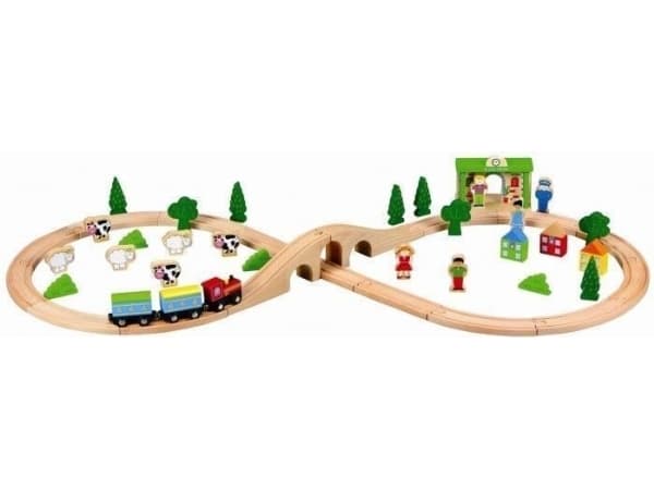 BigJigs Tretog - store 50 elementer
